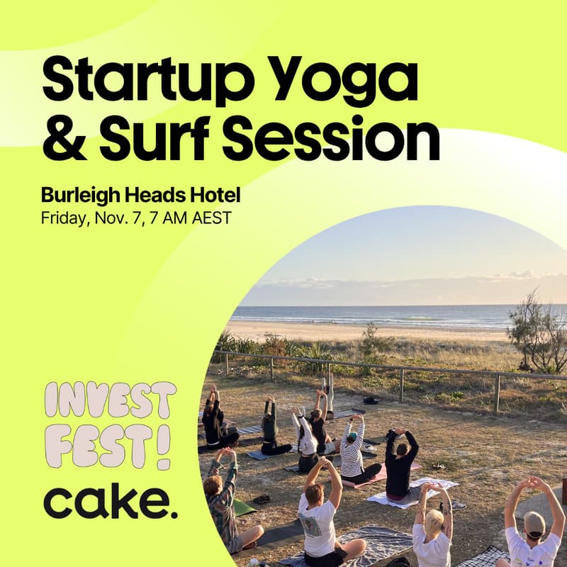 Cover Image for Yoga & Surf with Cake Equity @ Burleigh Beach
