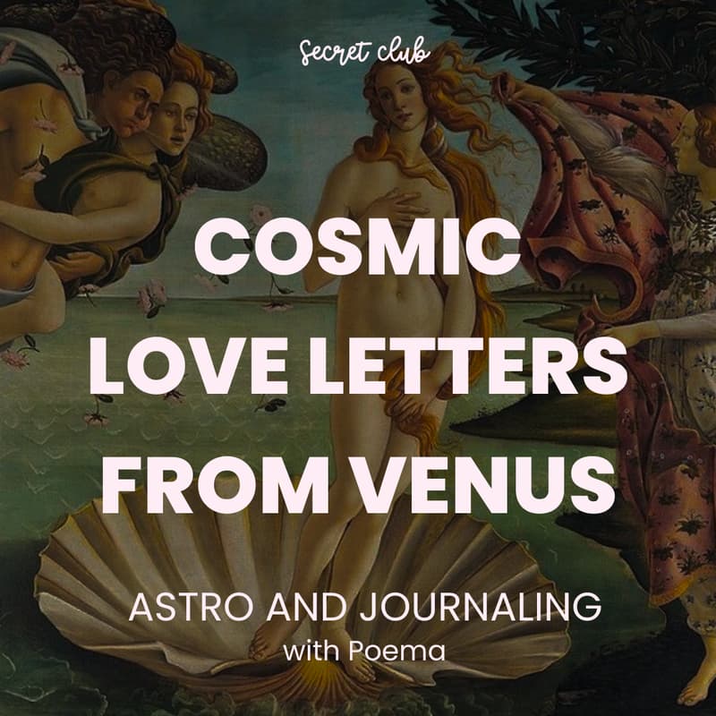 Cover Image for Cosmic Love Letters from Venus: Astro and Journaling Journey