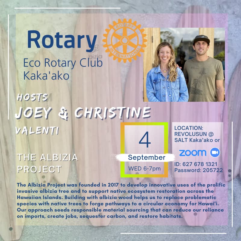 Cover Image for Speaker Series - The Albizia Project