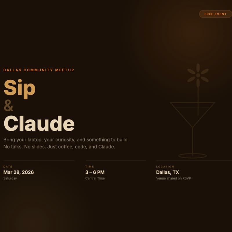 Cover Image for Dallas | Sip & Claude
