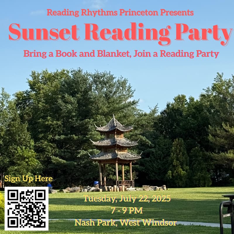 Cover Image for Reading Rhythms Princeton: Sunset Reading Party In The Park