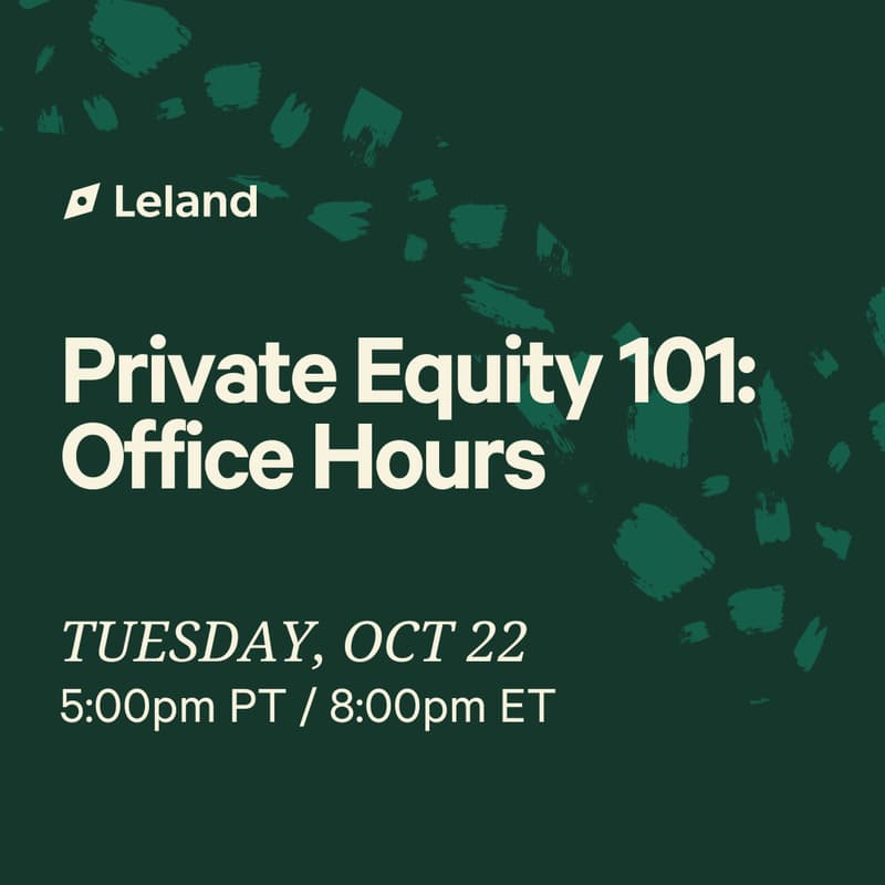 Cover Image for Private Equity 101: Office Hours
