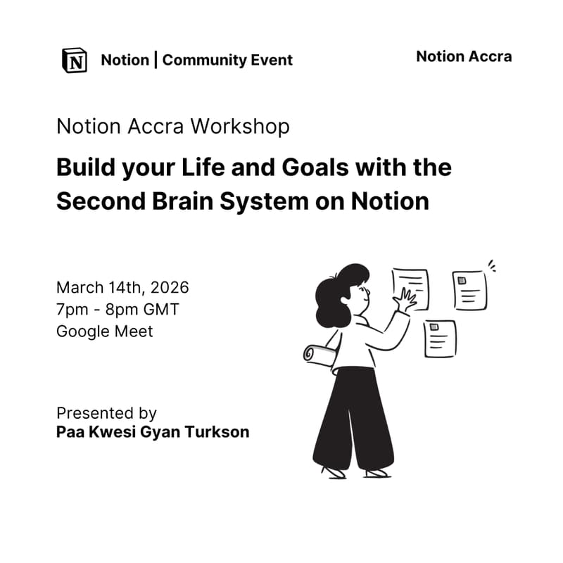 Cover Image for Build your life and goals with the second brain system on Notion