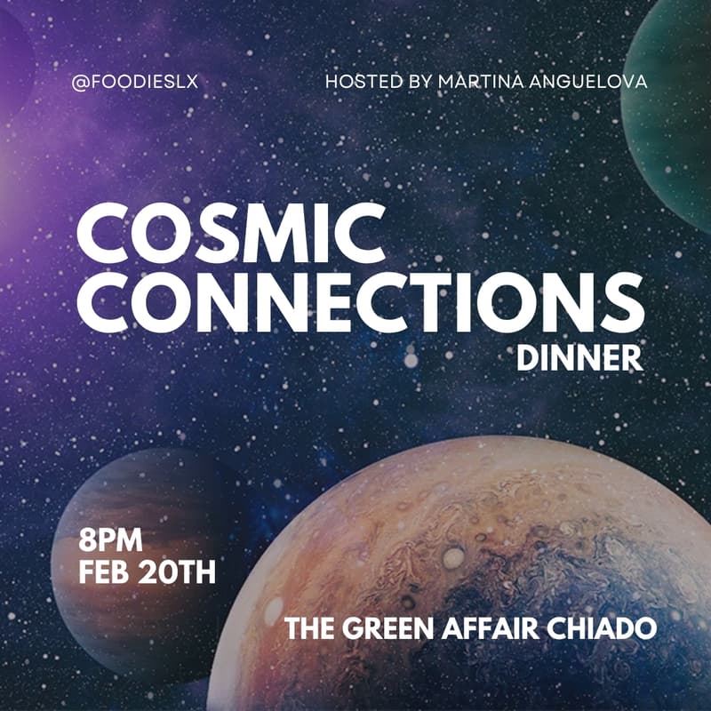 Cover Image for FoodiesLX Cosmic Connections Dinner Hosted by Martina Anguelova