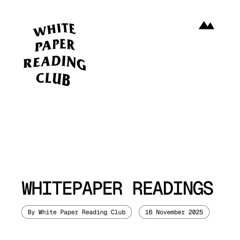 Cover Image for Whitepaper Reading Club @ Staking Summit Buenos Aires