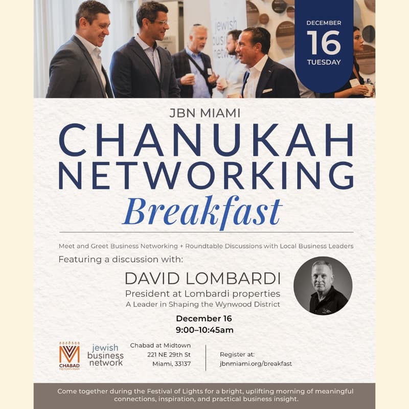 Cover Image for JBN Chanukah Business Breakfast