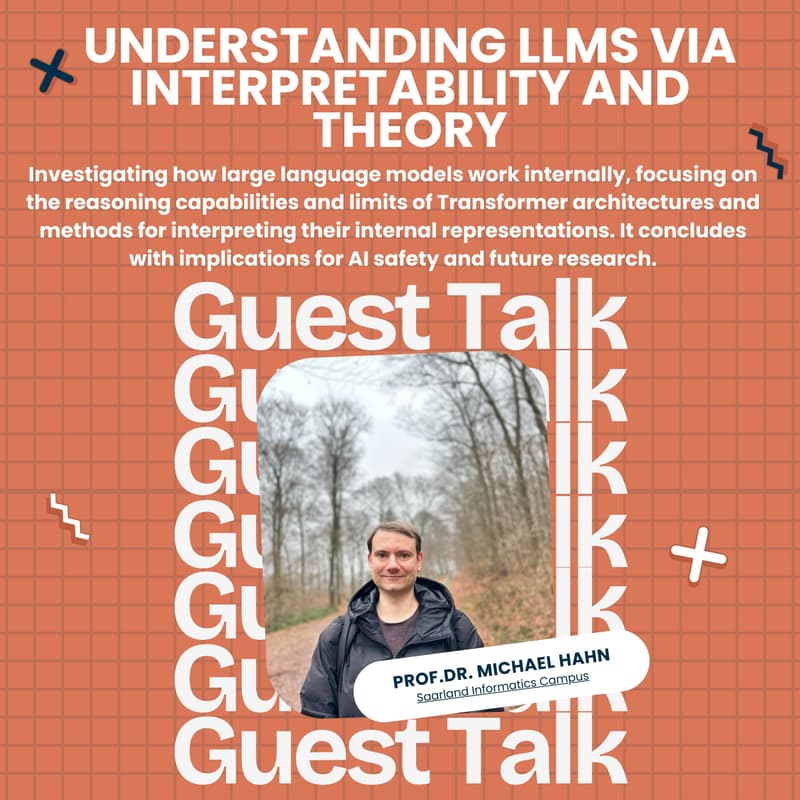 Cover Image for Event: Guest Talk – Prof. Dr. Michael Hahn