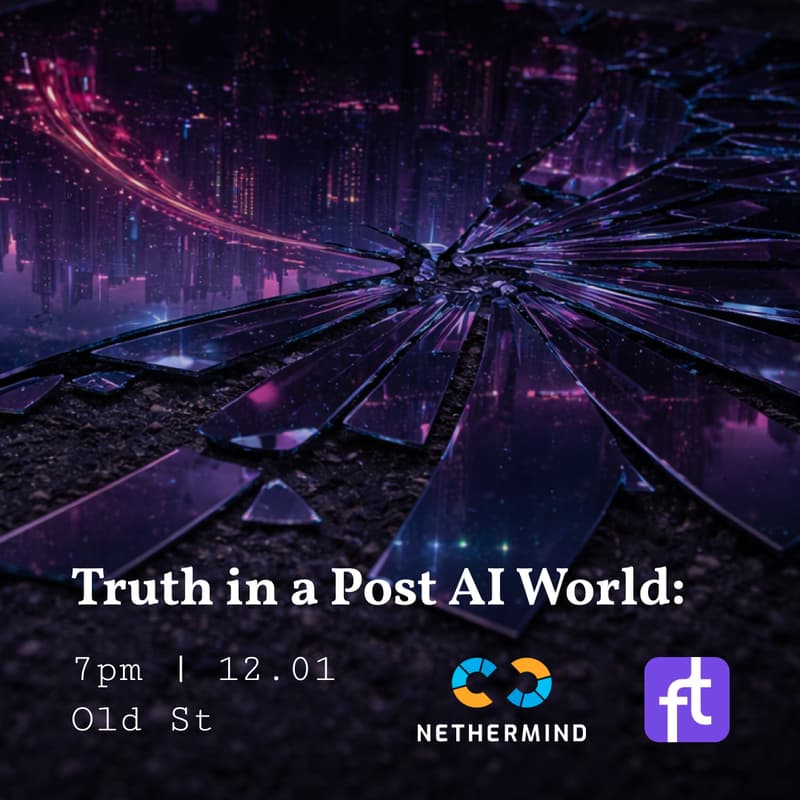 Cover Image for Frontier Tower x Nethermind Mixer: Truth in the Post AI World