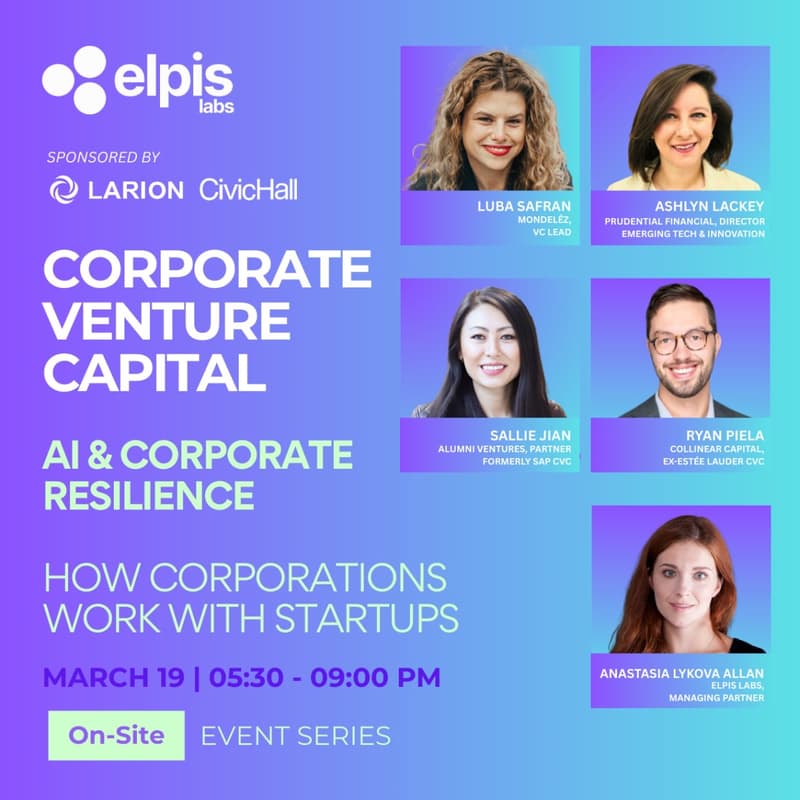 Cover Image for CORPORATE VENTURE CAPITAL -Resilience & Agility in the AI Era (Event Series)