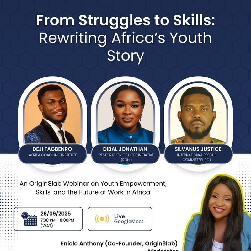 Cover Image for From Struggles to Skills: Rewriting Africa’s Youth Story