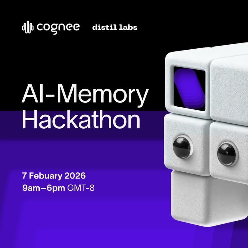 Cover Image for AI-Memory Hackathon by cognee