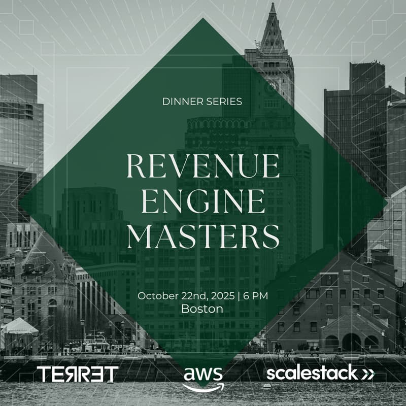 Cover Image for Revenue Engine Masters Dinner Series with AWS, Scalestack & Terret - Boston Edition