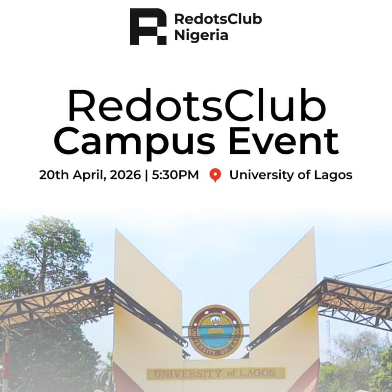 Cover Image for RedotsClub Nigeria Campus Event