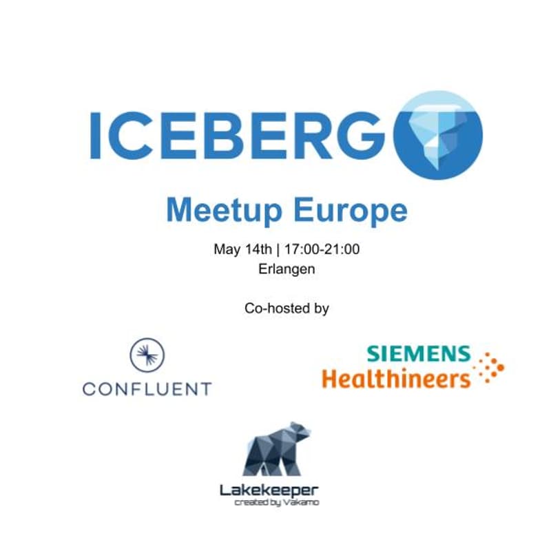Cover Image for Apache Iceberg™ Europe Community Meetup - May 2026 Erlangen Edition
