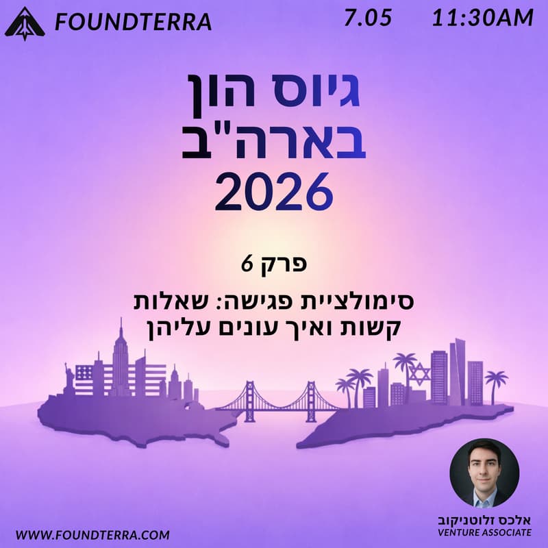 Cover Image for גיוס הון בארה"ב 2026: פרק 6