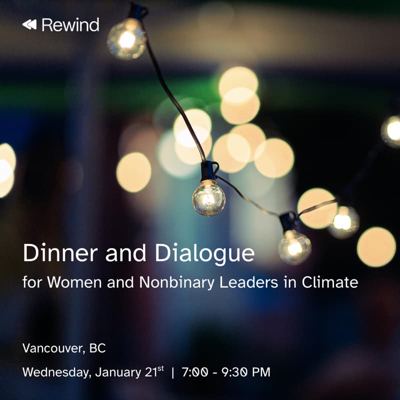 Cover Image for Dinner and Dialogue for Women and Nonbinary Leaders in Climate