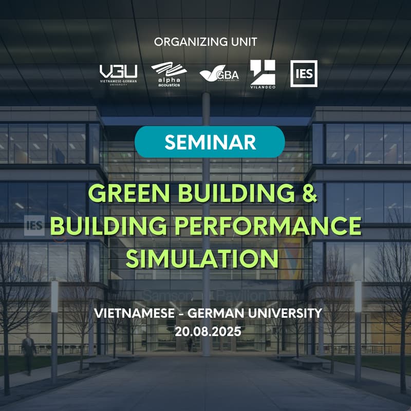 Cover Image for SEMINAR​  GREEN BUILDING & BUILDING PERFORMANCE SIMULATION ​