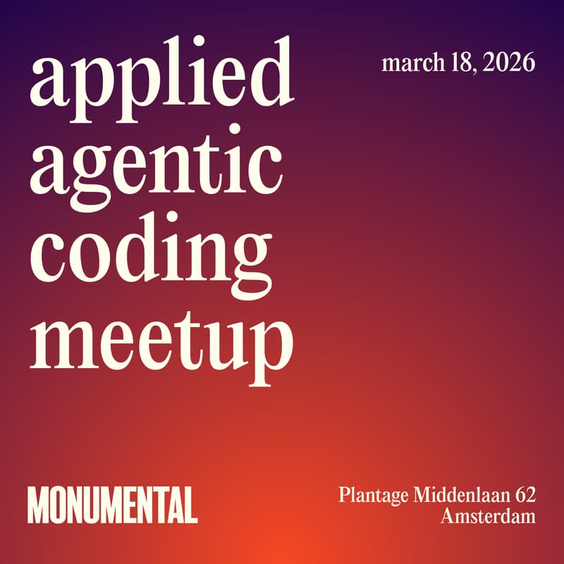 Cover Image for Applied agentic coding meetup