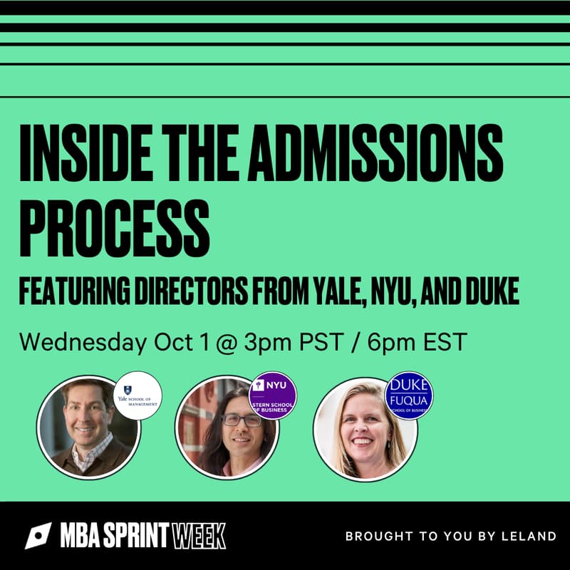 Cover Image for Inside the Admissions Process: Featuring Directors from Yale, NYU, and Duke
