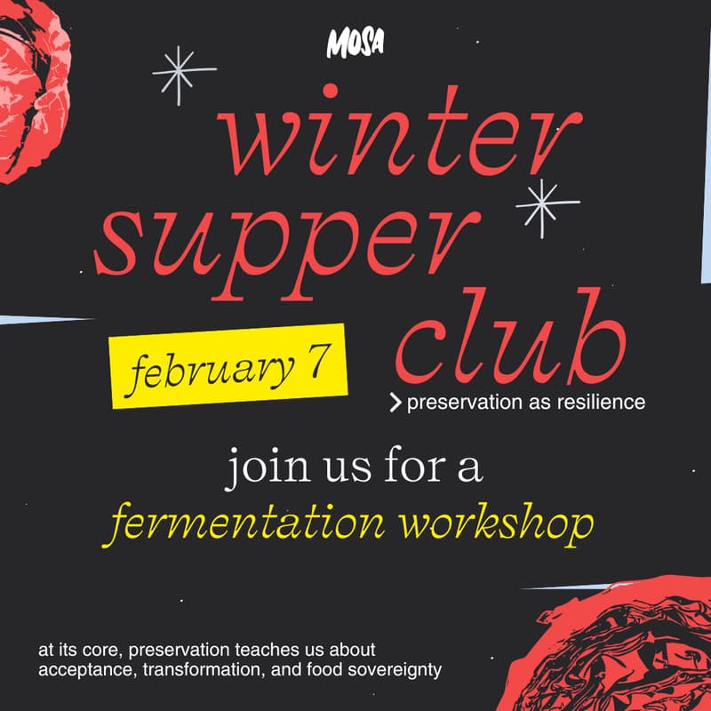 Cover Image for 🥬 MOSA’s Fermentation Workshop: Make Your Own Chinese-Inspired Sichuan Fermented Cabbage (2/7)