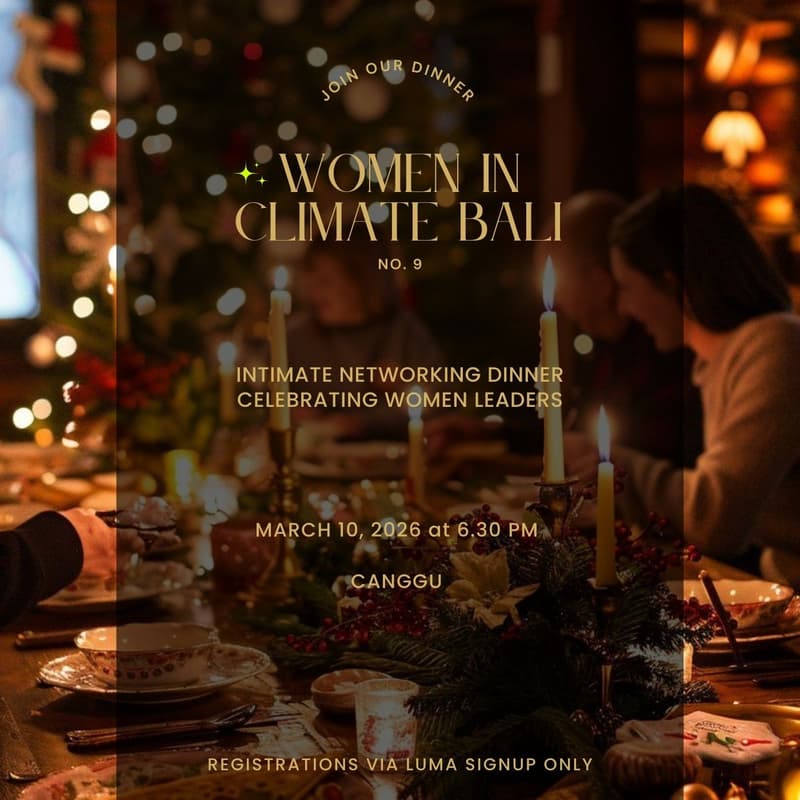 Cover Image for Women in Climate #11 Canggu Dinner