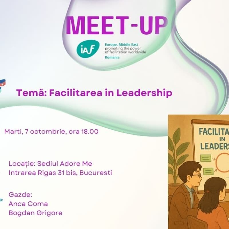 Cover Image for Meetup IAF Romania : Facilitarea In Leadership