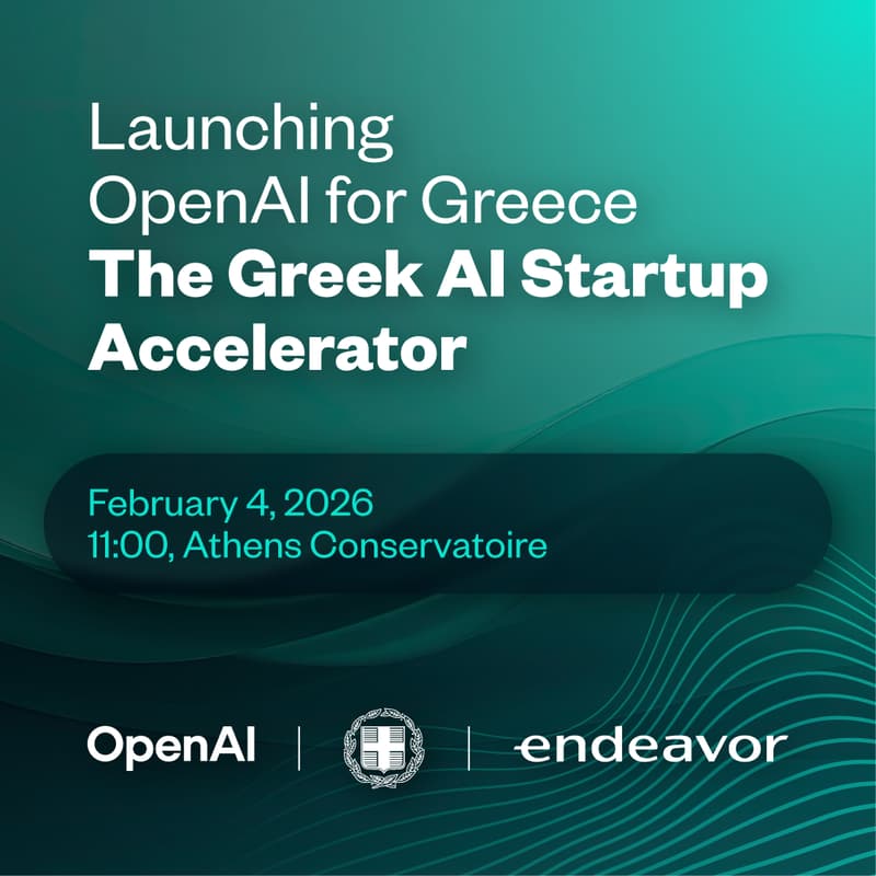 Cover Image for Launching OpenAI for Greece | The Greek AI Startup Accelerator