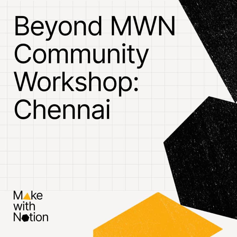 Cover Image for Beyond MWN Community Workshop: Chennai