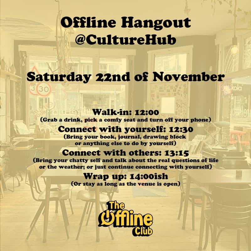 Cover Image for Offline Hangout @CultureHub