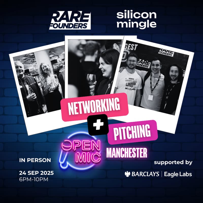 Cover Image for Open Mic Pitching & Networking (Manchester)