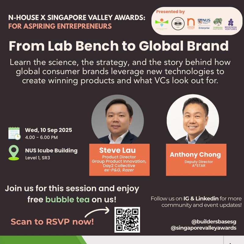 Cover Image for N-House X Singapore Valley Awards: For Aspiring Entrepreneurs (NUS students only)
