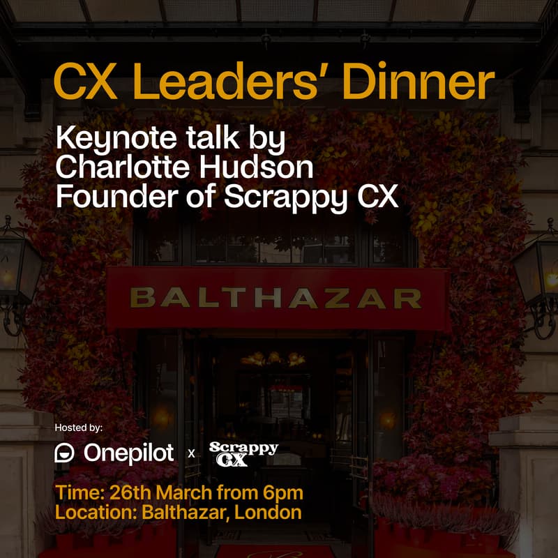 Cover Image for Onepilot x Scrappy CX Dinner