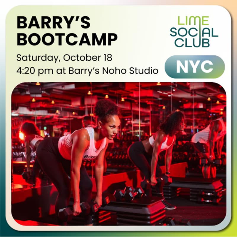 Cover Image for NYC: Barrys Bootcamp x Lime Social Club