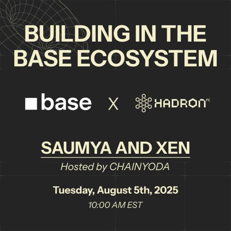 Cover Image for Building in the Base Ecosystem - Hadron FC