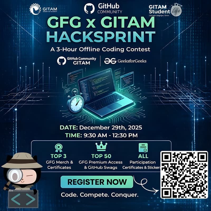 GFG Coding Contest @ Epoch 4.0 · Luma