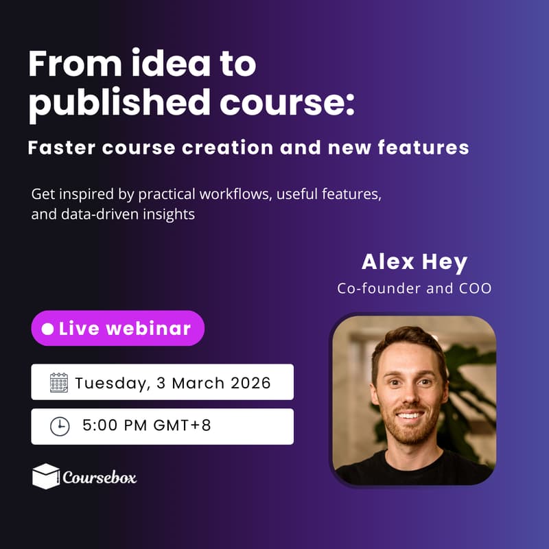 Cover Image for From idea to published course: Faster course creation and new features