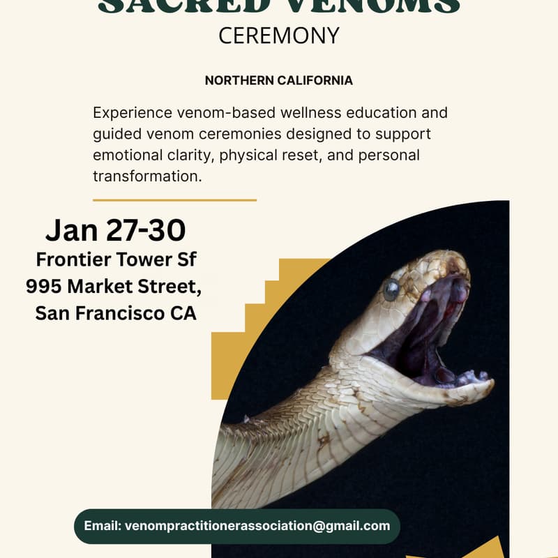 Cover Image for Sacred Venoms - Open Registration