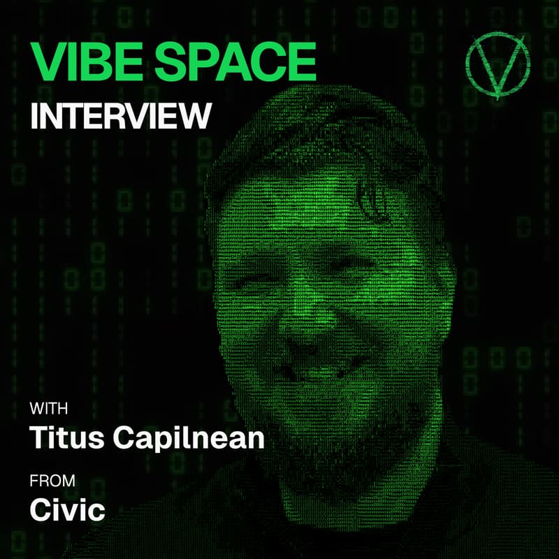 Cover Image for Vibe Space Interview with Titus Capilnean from Civic