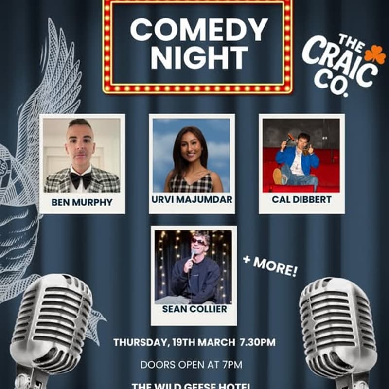 Cover Image for Comedy Night with The Craic Co