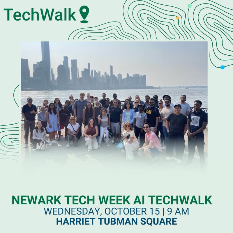 Cover Image for Newark Tech Week AI TechWalk | Newark, 10/15