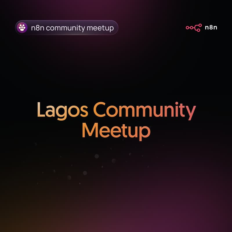 Cover Image for n8n Lagos Community Meetup