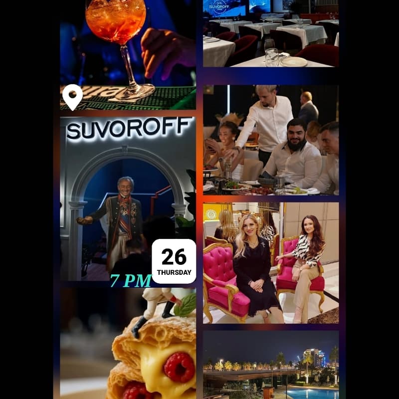 Cover Image for Networking Dinner for Entrepreneurs @ Suvoroff, Jumeirah 1