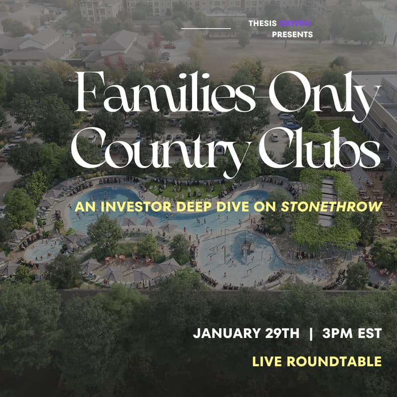 Cover Image for 🍹 Families-Only Country Clubs: A Deep Dive on Stonethrow