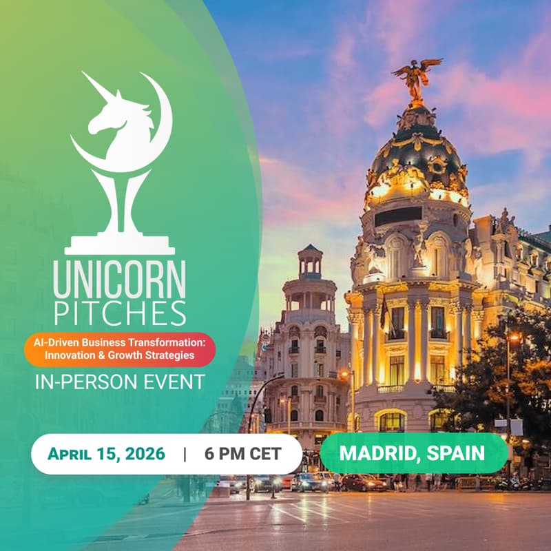 Cover Image for Unicorn Pitches Madrid: Exclusive AI Deal Flow & VC Networking