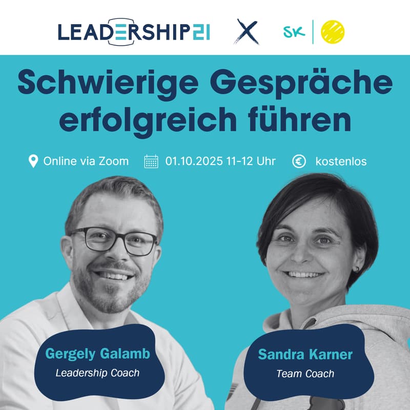 Cover Image for Webinar: So meisterst du schwierige Gespräche als Führungskraft