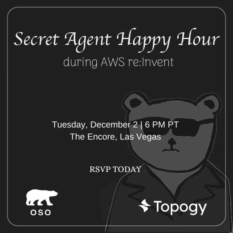 Cover Image for Secret Agent Happy Hour during AWS re:Invent