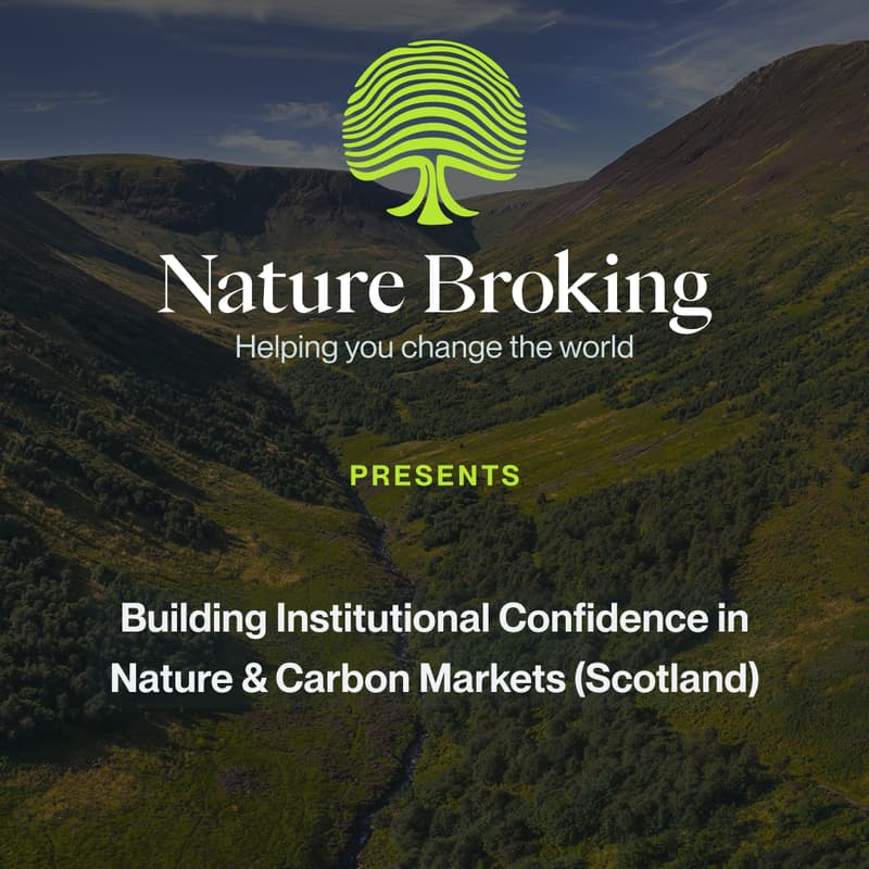 Cover Image for Building Institutional Confidence in Nature & Carbon Markets (Scotland)
