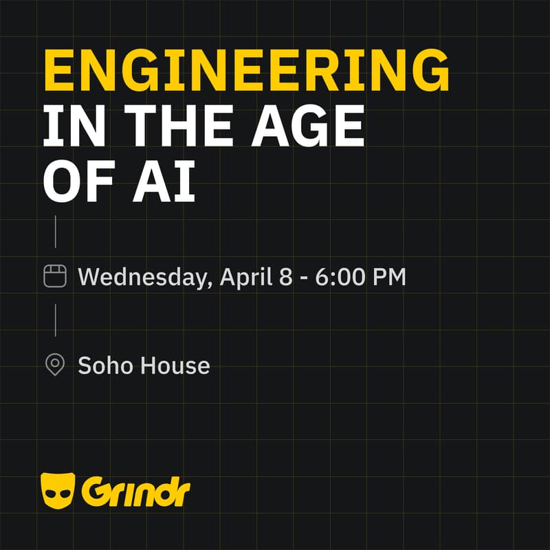 Cover Image for Engineering in the Age of AI - An Evening with Grindr