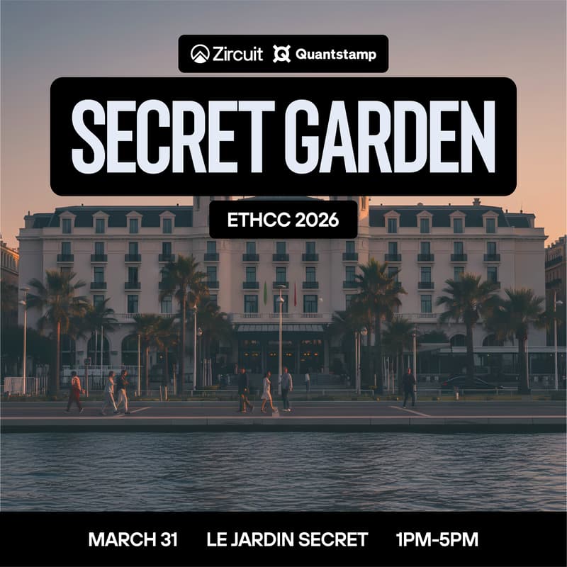 Cover Image for Quantstamp x Zircuit Present The Secret Garden | ETHCC 2026