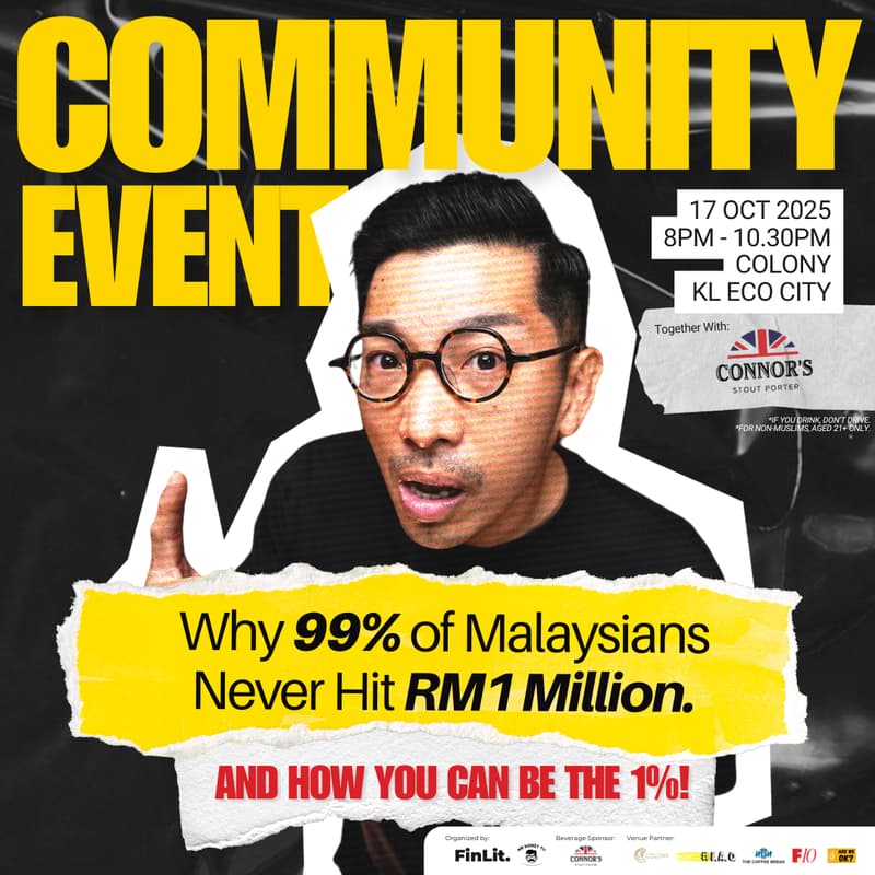 Cover Image for Why 99% of Malaysians Never Hit RM1 Million (And How You Can Be the 1%)